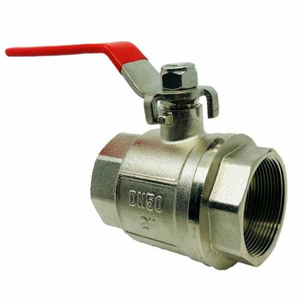 Brass Lever Operated Ball Valve Female x Female BSP Thread Full Bore General Purpose - 20mm (¾")