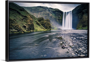 Southern Iceland. Skogafoss waterfall