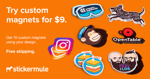 Custom magnet samples - Quantity 10