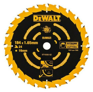 DeWalt DT10302 Extreme Framing Circular Saw Blade 184mm x 24 Teeth