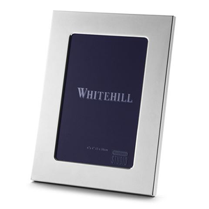 Whitehill - Studio Photo Frame Silver Plated Plain 10x15cm
