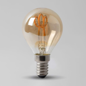 Balham E14 2W Vintage Golf Ball Sunset White High CRI LED Bulb