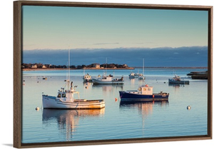 USA, New England, Massachusetts, Cape Cod, Chatham, Chatham Harbor, Dawn