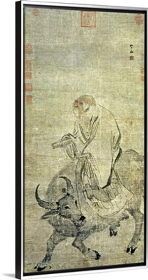 Lao-tzu (c.604-531 BC) riding his ox, Chinese, Ming Dynasty (1368-1644)