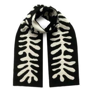 Organic Shape Wool & Cashmere Scarf Men
