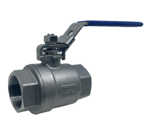 Stainless Steel 316 Lever Operated Ball Valve 2-piece Female x Female BSP Thread Full Bore General Purpose - 40mm (1½″)