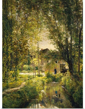 Landscape with a Sunlit Stream, c. 1877