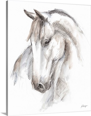 Watercolor Equine Study II