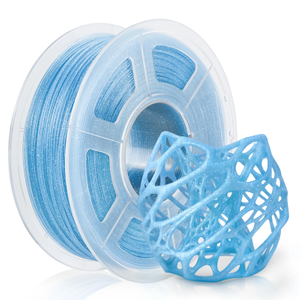 1 x Glitter PLA 3D Filament 1.75mm Twinkling Blue - 1KG