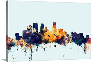 Minneapolis Minnesota Skyline