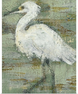 Textured Heron I