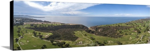 Torrey Pines Golf course aerial Panoramic