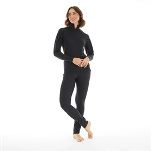Trespass Womens Unite 360 Thermal Baselayer Set Black