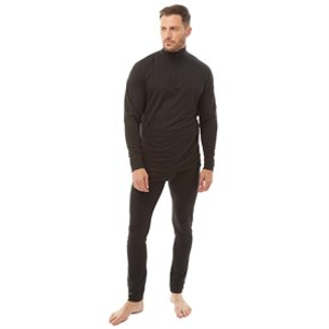 Trespass Mens Unite 360 Thermal Baselayer Set Black