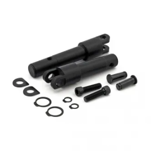 Doss Footpeg Conversion Adapter Bracket Kit in Black Finish For 2010-2022 Sportster XL1200X/C/V Models (77530B)