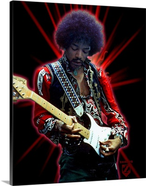 Jimi Hendrix Red Spark