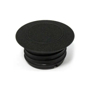 DOSS Pop-Up Vented Right Side Gas Cap in Black Wrinkle Finish For 1996-2018 Harley Davidson Models (75-026A)