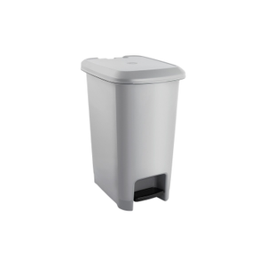 Cubo de Basura con Pedal 25L Gris 7house