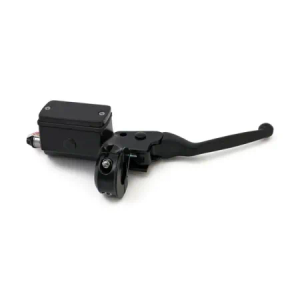DOSS Handlebar 11/16 Inch Master Cylinder in Black Finish For 1982-1995 Harley Davidson With Dual Disc Models (29-013BK)
