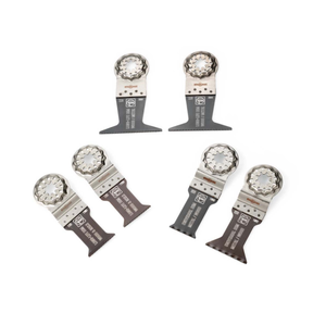 FEIN Multitool Saw Blade Set 6PCS Best of E-Cut for Wood & Metal 35222967010