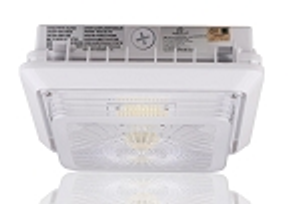 55W Polaris II Series - LED Canopy Light | 7,050 Lumens, Ultra Efficient LED Canopy Light, Parking Garage Light, 5000K, DLC Premium 5.1