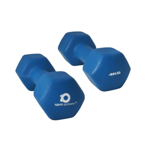 Neoprene Dumbbells (Pair) - Blue - 4kg