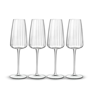 Luigi Bormioli - Optica Sparkling Wine Flute Set 210ml 4pce