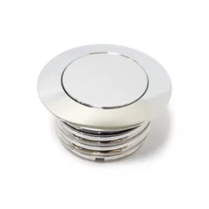 DOSS Pop-Up Vented Right Side Gas Cap in Chrome Finish For 1996-2018 Harley Davidson Models (75-027A)