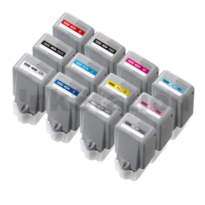 12 Pack Compatible Canon PFI-1000 Ink Cartridge Set [MBK+C+M+Y+GY+PBK+PC+PM+PGY+B+R+CO]