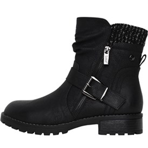 Lotus Womens Jemma Ankle Boots Black