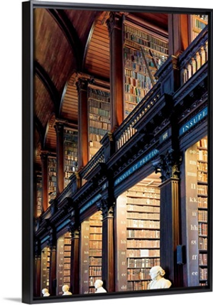Europe, Dublin, Ireland, Trinity College library interior