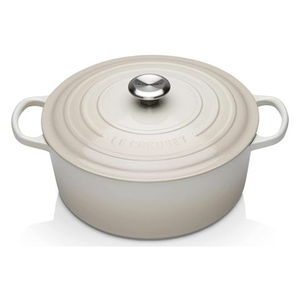 Le Creuset - Signature Round Casserole Meringue 26cm/5.3L
