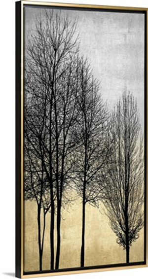Trees on Silver and Gold I