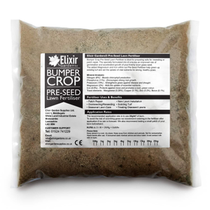 Bumper Crop Pre-Seed Lawn Fertiliser (6-11-18+2%Mg) - Polythene Bag, 10kg