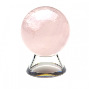 Rose Quartz Crystal Sphere (35mm)
