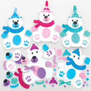 Eisbär Mix & Match-Bastelset