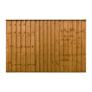 6FT x 4FT Closeboard Fence Panel - Pressure Treated Brown