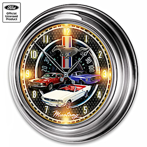 Ford Mustang Wall Clock