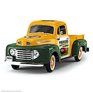 Green Bay Packers Ford Pickup Sculpture