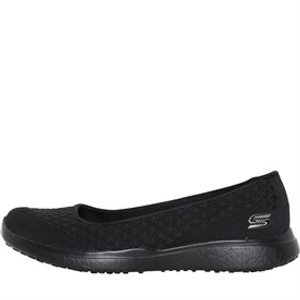 SKECHERS Womens Microburst One Up Pumps Black