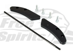 Free Spirits Extended Forward Controls Adaptors Plates (100mm) For 2018-2024 Indian Scout Bobber Models With ABS (106112)