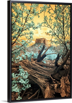 Infra red of Courthouse Rock in Sedona, Arizona