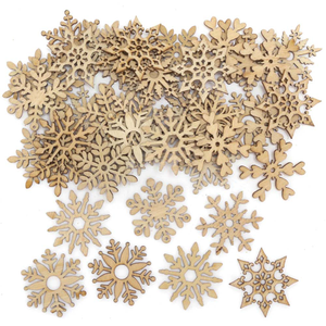 Schneeflocken Mini Holzformen