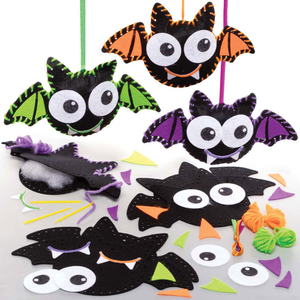Vleermuis decoratie weef set