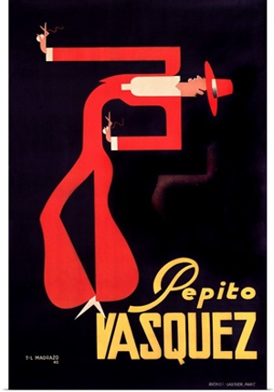 Pepito Vasquez, Vintage Poster, by Madrazo