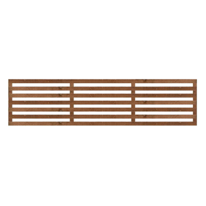 1.83M x 0.45M Slatted Trellis - Pressure Treated Brown
