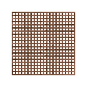 1.83M x 1.83M Privacy Square Trellis - Pressure Treated Brown
