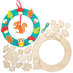 houten Wilde dieren krans sets