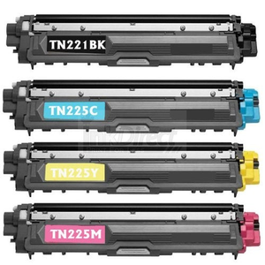 Compatible for TN221/225 Toner Set, B/C/M/Y
