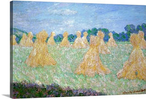 Haystacks, The young Ladies of Giverny, Sun Effect